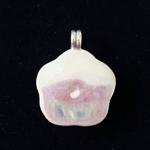 NEW Solid Peruvian Silver 950 Pendant - Picture 2 of 2